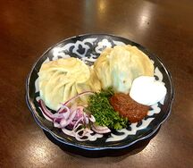 Манты фаршированный с овощами 