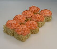 Запеченый с курочкой в кунжуте