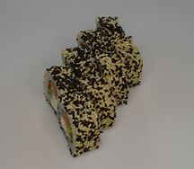 Копченый лосось с кунжутом