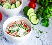 Салат Летний с майонезом