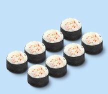 Маки-ролл с крабом