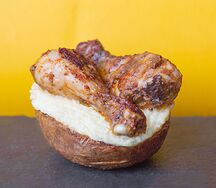 Запечённый картофель с ножками