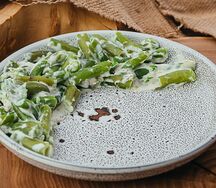 Стручковая фасоль с чесноком