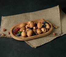 Орешки с варёной сгущенкой