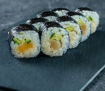 Хосомаки с гребешком