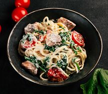 Паста с форелью