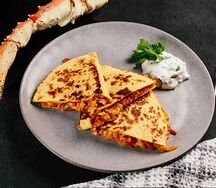Кесадилья с крабом 