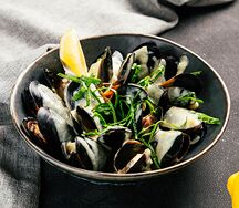 Мидии васаби-сгущенка