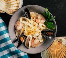 Паста с морепродуктами 