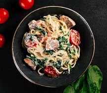 Паста с форелью 