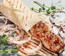 Люля куриные в лаваше