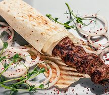 Люля из баранины в лаваше