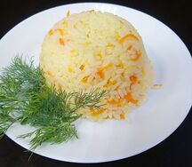 Рис с морковью