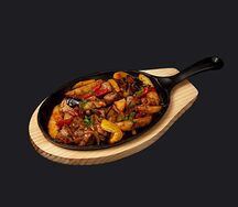Горячая сковородка со свининой 