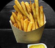 Картофель фри с сырным соусом