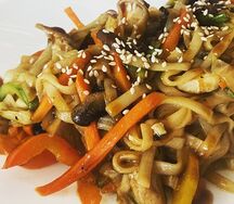 Удон с креветкой