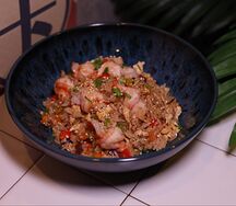 Рис с креветками