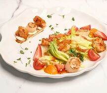 Салат с морепродуктами