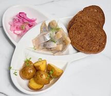Сельдь с картофелем
