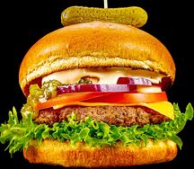 Биф-бургер с говяжьей котлетой