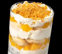 Трайфл с персиком