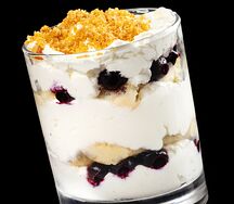 Трайфл с черникой