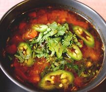 Суп острый с говядиной