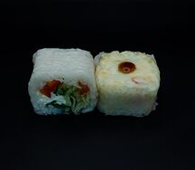 Запеченный спринг с овощами