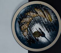 Банан темпура с шоколадом и стружкой кокоса