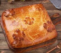 Пирог с брынзой и овощами