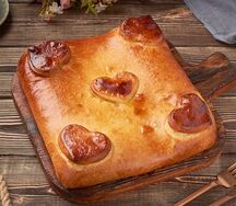 Пирог с картофелем и грибами