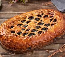Пирог с натуральной черникой