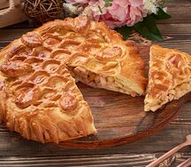Пирог с яблоками и апельсином