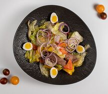 Салат с пастрами