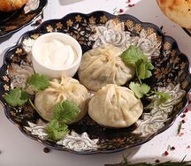 Манты с говядиной