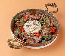 Говядина по-турецки с рисом