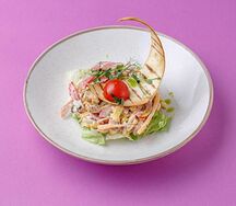 Салат с копченой курицей