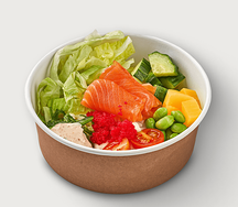 Поке-боул с лососем New