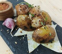 Картофель с салом