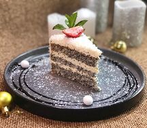 Кокосово-маковый торт