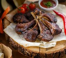 Шашлык из каре ягнёнка