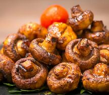 Шашлык из шампиньонов