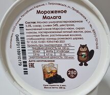 Мороженое Малага (ром изюм)