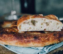 Лаваш на углях