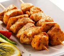 В печи Куриный шашлычок
