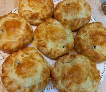 Пирог с грибами и картофелем