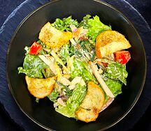 Салат с копченой грудкой