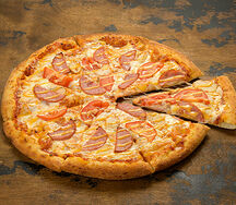 Пицца Курица с ветчиной