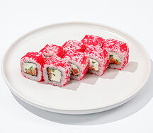 Ролл Калифорния с лососем