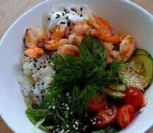 Foodбоул с креветкой